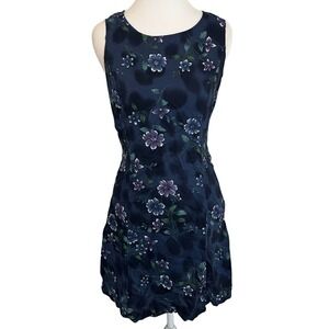 Floral Sleeveless Dress Party Cocktail Mini Blue Purple‎ White